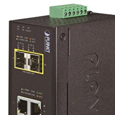 PLANET IGS-1020TF Průmyslový Switch 8x 10/100/1000T, 2x 100/1000X SFP, -40~+75°C