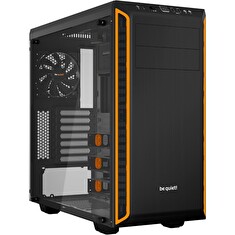 Be quiet! skříň PURE BASE 600 Window / MidT / průhledná bočnice / bez zdroje / 2xUSB 3.0 / černo-oranžová