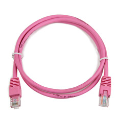 Gembird Patch kabel RJ45, cat. 5e, UTP, 2m, růžový