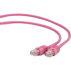 Gembird Patch kabel RJ45, cat. 5e, UTP, 5m, růžový