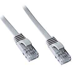 DATACOM Patch kabel UTP CAT6 1m plochý šedý