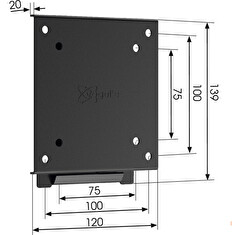 MA1000 fixní LCD držák na stěnu Vogel´s, 17-26"