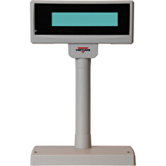 LCD zákaznický displej Virtuos FL-2024LW 2x20, USB, 5V, béžový