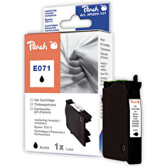 Inkoust Peach T0711, T0891 kompatibilní černý PI200-107 pro Epson Stylus D78 (270str./5%, 8,1ml)
