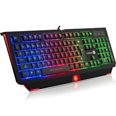 CONNECT IT BATTLE RNBW klávesnice pro hráče, vícebarevné podsvícení, USB