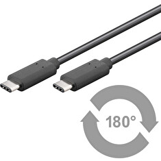 PremiumCord Kabel USB 3.1 konektor C/male - USB 3.1 konektor C/male, 0,5m