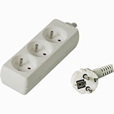 Kabel PremiumCord prodlužovací přívod 230V 5m 3 zásuvky
