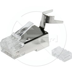 Konektor Solarix RJ45 STP 8p8c, Cat 6a, drát