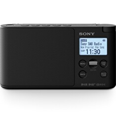 SONY XDR-S41DB Lehké a přenosné DAB/DAB+/FM rádio Black