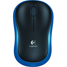 Logitech M185 - Myš - optický - bezdrátový - 2.4 GHz - bezdrátový přijímač USB - modrá