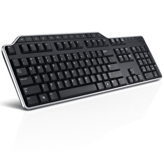 DELL Keyboard : US/Euro (QWERTY) Dell KB-522 Wired Business Multimedia USB KeyboardBlack (Kit) for Windows 8