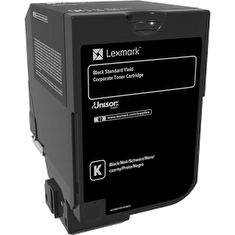Lexmark - Černá - originál - kazeta s barvivem LCCP, LRP, Lexmark Corporate - pro Lexmark CS720de, CS720dte, CS725de, CS725dte, CX725de, CX725dhe, CX725dthe