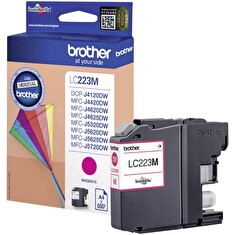 BROTHER inkoustová náplň LC-223M/ Purpurová/ 550 stran