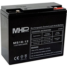 Pb akumulátor MHPower VRLA AGM 12V/18Ah (MS18-12)