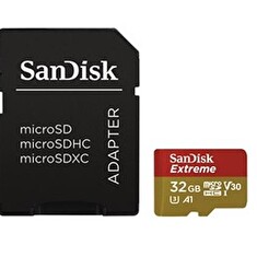 SDHC 32GB micro paměťová karta Class 10 Extreme UHS-I (A1) V30 (100 MB/s) SanDisk + adaptér - 173420