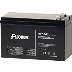 FUKAWA olověná baterie FW 7,2-12 F2U do UPS APC/ AEG/ EATON/ Powerware/ 12V/ 7,2 Ah/ životnost 5 let/ Faston F2