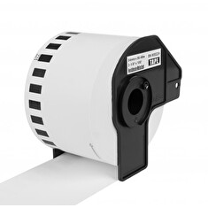 PRINTLINE kompatibilní etikety s Brother DK-N55224, bílá papírová role, nelepící 54 x 30,48m