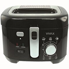 VIVAX Fritéza DF-1800B / 1800W / termostat / 2,5l