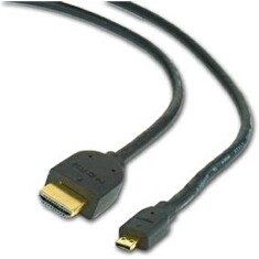 Gembird kabel HDMI/HDMI Micro samec-samec (zlacené konektory) 3m