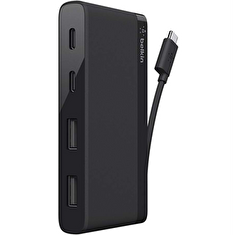 BELKIN USB HUB 3.0 USB-C Travel Hub, černý