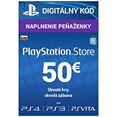 PlayStation Live Cards 50 EUR Hang pro SK PS Store