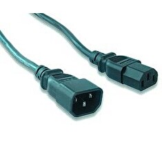 C-TECH Kabel síťový, prodlužovací, 3m VDE 220/230V napájecí