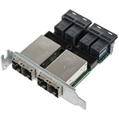 SUPERMICRO 16-port Mini SAS HD Int-to-Ext cable adapter - low profile