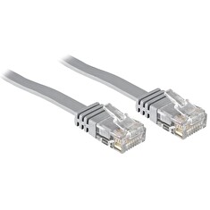 Solarix Patch kabel plochý CAT5E UTP LSOH 5m šedý non-snag-proof C5E-111GY-5MB