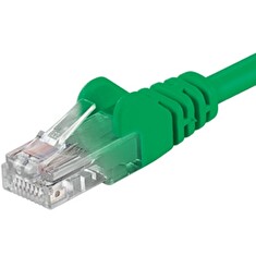 PREMIUMCORD Patch kabel UTP RJ45-RJ45 CAT5e 1m zelená