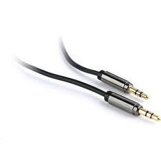 GEMBIRD CABLEXPERT Kabel přípojný jack 3,5mm M/M, PREMIUM QUALITY, pozlacený, 1m
