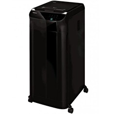 Skartovač Fellowes AutoMax 550C DIN 3, Cross cut 4×38mm, zásuvka 550listů, 83l, CD+DVD, Credit Card, Sponky + olej ZDARM