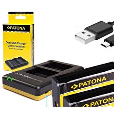 PATONA nabíječka Foto Dual Quick Sony NP-BG1 + 2x baterie 960mAh USB