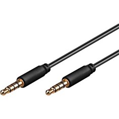 PremiumCord Kabel Jack 3.5mm 4 pinový M/M, 2m