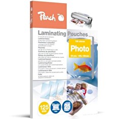 PEACH laminovací folie Photosize 10x15 cm (106x156 mm), 125mic, 25 ks