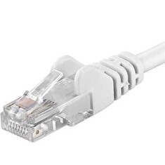 Patch kabel UTP RJ45-RJ45 level CAT6, 0.5m, bílá