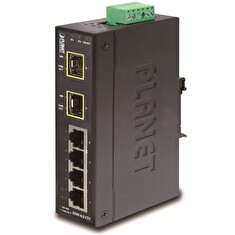 ISW-621TF, 4x 10/100Base-TX+ 2x 100FX SFP, DIN, IP30, -40 až 75 st.C