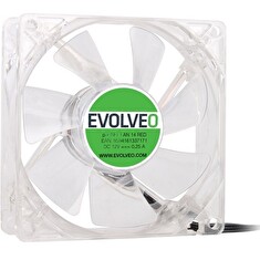 EVOLVEO ventilátor 140mm, LED červený