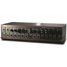 Planet MC-1500, šasi 15 slotů pro media konverotry, 19"/2,5U, interní napájení 70W