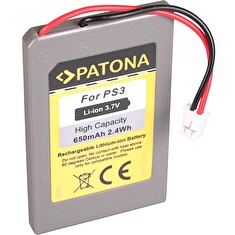 PATONA baterie pro herní konzoli Sony PS3 650mAh Li-lon 3,7V