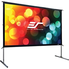ELITE SCREENS plátno mobilní outdoor stativ 180" (457,2cm)/ 16:9/ 224×398,5cm/ hliníkový/ přední a zadní projekce