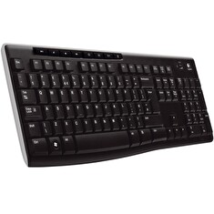 LOGITECH klávesnice K270/ Bezdrátová/ 2.4GHz/ USB přijímač/ CZ/ Černá