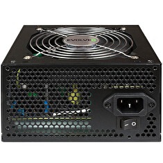 EVOLVEO Zdroj 450W Pulse, ATX 2.2, tichý, 12cm fan, pas. PFC, 2xSATA, PCIe 6, černý, bulk balení