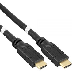 PremiumCord HDMI 4K/60Hz, ethernet, zesilovač, 30m