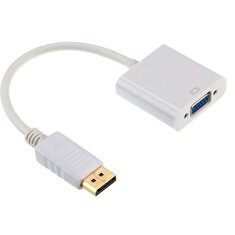 Gembird adapter displayport 1.1->VGA, on cable, white