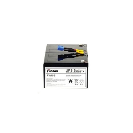 Baterie - FUKAWA FWU-6 náhradní baterie za RBC6 (2ks 12V/12Ah, Faston 250)