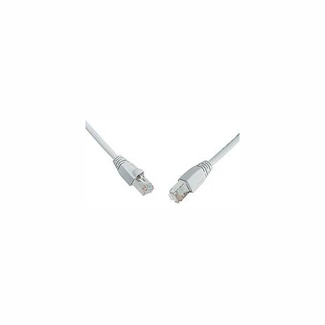 Patch kabel CAT5E UTP PVC 3m šedý snag-proof