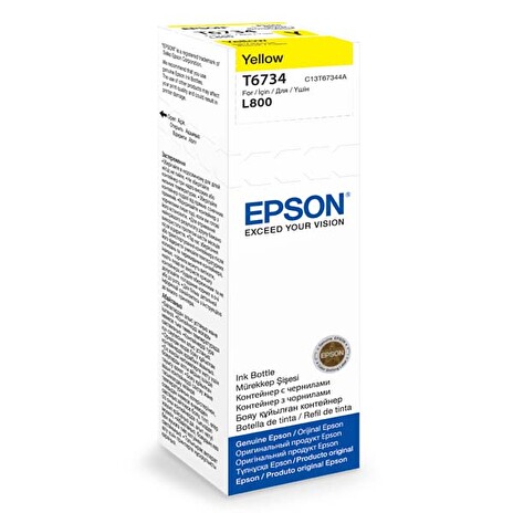 Epson T6734 - inkoust (yellow) žlutá pro Epson L800/810