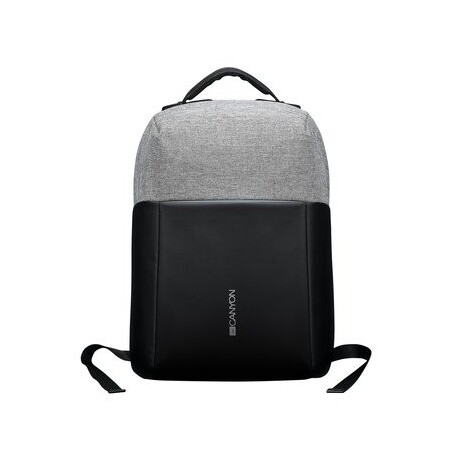 CANYON BP-9 batoh proti krádeži, pro 15.6" – 17" notebook, integrovaný USB konektor, černo-šedá