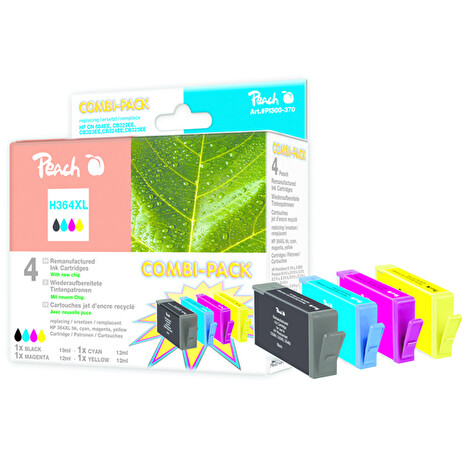 PEACH toner HP P Hotosmart D5460No 364XL MultiPack, bk, c, m, y