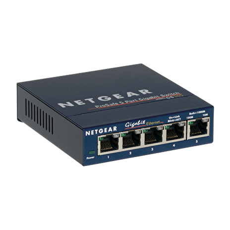 Netgear ProSafe 5-Port Gigabit Desktop Switch Metal (GS105GE)